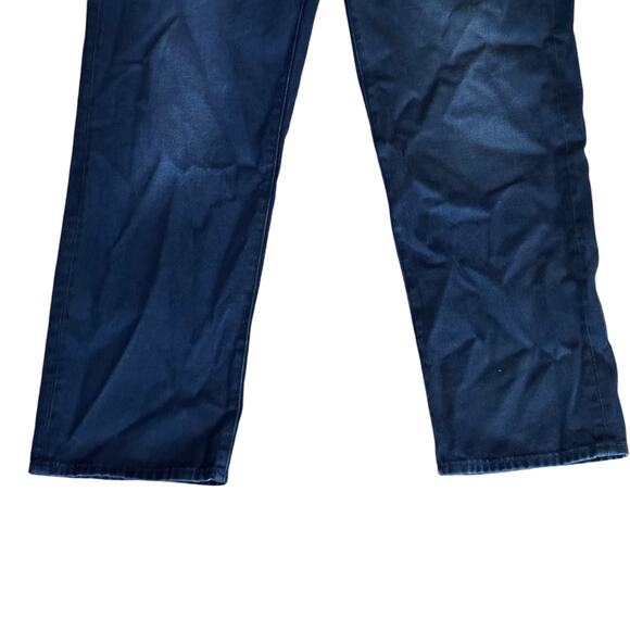 madewell low-slung straight jeans kent wash black nm209 size women 27 - Picture 6 of 10